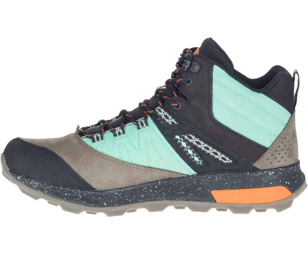 Kozaki Merrell Męskie Kolorowe - Zion Mid Waterproof X Unlikely Hikers - 053769-YKZ